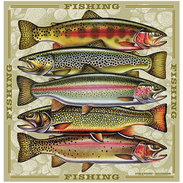 5" TROUT Personalized Window Car Decal/Sticker